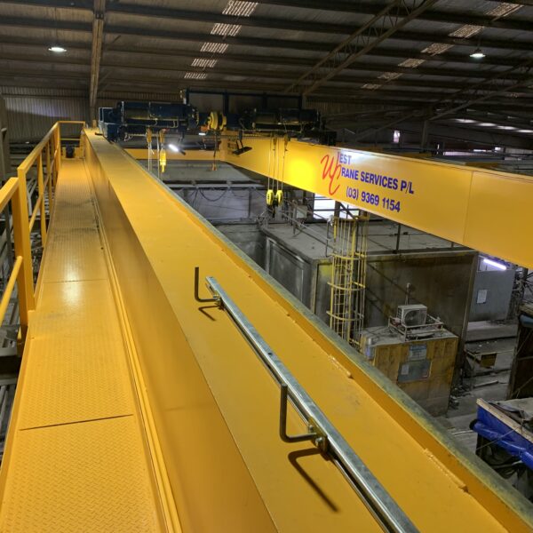 Double girder overhead crane installed in Melbourne factory